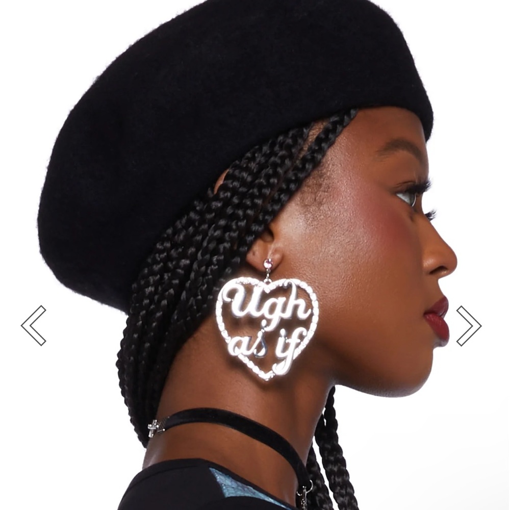 Dolls Kill x Clueless Earth to Cher Heart Earrings